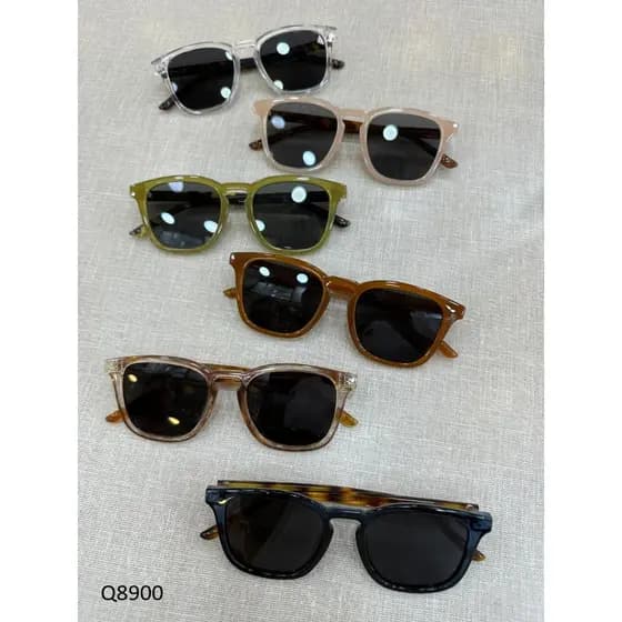 Óculos de Sol Unissex com Armação Quadrada – Lente Polarizada com Proteção UV400 – Várias Cores