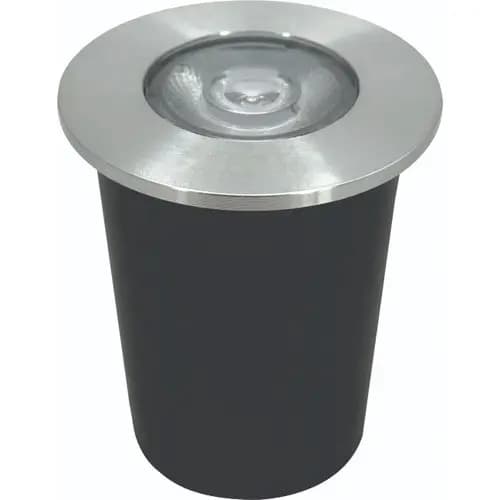 Balizador Led 1W De Embutir Branco Quente