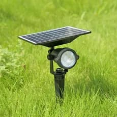 Luminária Solar LED com Fotocélula Branco Quente Jardim Luxo Fácil Instalação