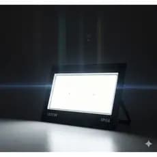 Refletor LED 1000W Branco Frio Bivolt Slim à Prova D’Água Alça Iluminação Profissional