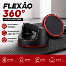 Apoio Para Flexão De Braços Base Giratória Pushup ríceps E Ombro