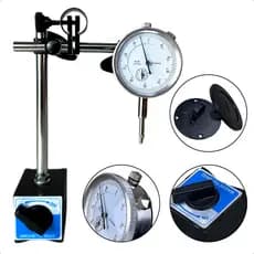 Relógio Comparador Com Base Magnética Suporte Articulada