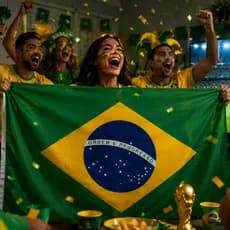 Bandeira Do Brasil 90x63cm Copa Do Mundo Jogo de Futebol