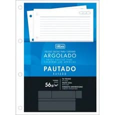 Refil Tiliflex Folhas Soltas para Caderno Argolado Universitário 96 Folhas