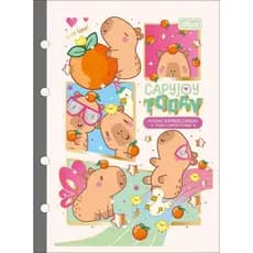 Refil Tiliflex para Caderno Argolado Colegial Capyclub 80 Folhas - 177mm x 240mm