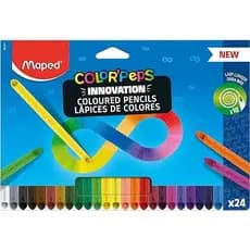 Lápis de Cor Maped Color Peps Infinity, 24 Cores
