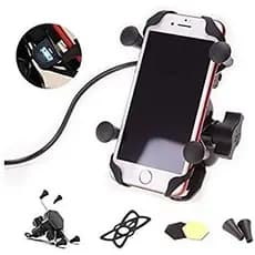 Suporte para celular moto garra com carregador Suporte Celular Moto Motocicleta