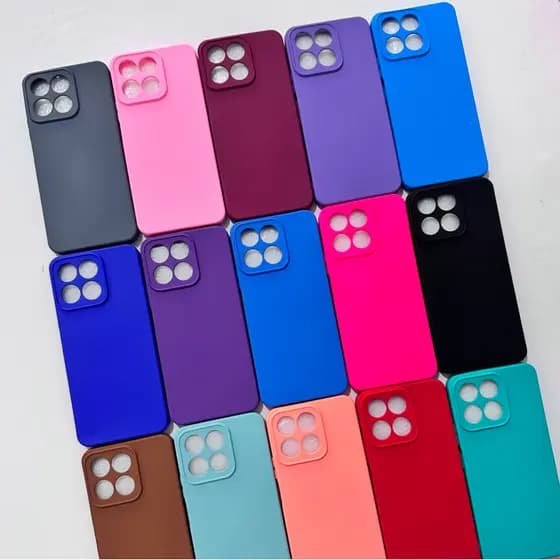 Capa Capinha  Para Celular HONOR X7C HONOR X5B / X5B Plus Com Interior Aveludado de Silicone