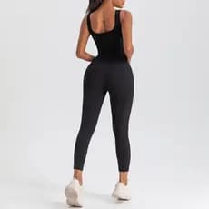 Macacão Feminino De Ioga Sem Costura, Conjunto De Fitness Esportivo, Incluindo Tops Esportivos E Calças Esportivas