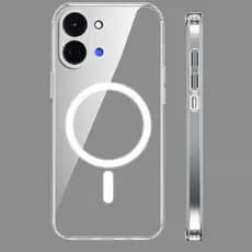 Xiaomi POCO X8 PRO MAX Invólucro Transparente Caso Capa De Telefone Carregador Magnético Sem Fio