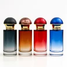 Frasco de Vidro Cogumelo Color 50ml Porta Perfume