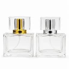 Porta Perfume Vidro Quadra 30ml Spray resistente