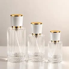 Kit 3 Porta Perfume de Vidro Spray Paris - 100ml / 50ml / 30ml
