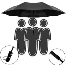 Guarda Chuva Sombrinha Guarda Chuva Grande Reforçado Automático Contra Vento FP50 Bolsa Mochila