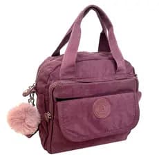 Bolsa Mochila Tactel 3 em 1 Resistente Leve Pequena Feminina Casual Presente Amigo Passeio