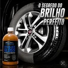 Pretinho Premium limpa Pneu gel Alto Brilho Brilho Molhado Restaurador Automotivo Longa Duração