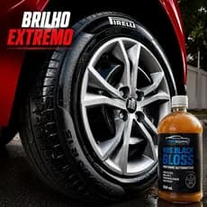 Pretinho Melhor Que Baba de Onça Restaurador de Pneus Alto Brilho Premium
