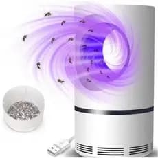 Luminária Mata Mosquito Inseto Armadilha Noturna Luz Led Usb Voltagem Usb