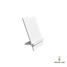 Suporte para celulares de madeira