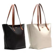 KIT 2 BOLSAS GRANDES TIPO SACOLA ALÇA DE OMBRO E DE MÃO