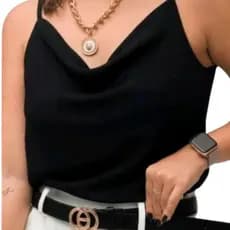 Blusinha Alcinha Fina Regulável Tecido Duna Não Amassa Tamanho P ao GG Não Desbota Blusa Fresquinha Para Verão Cores