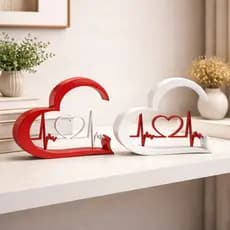 ￼Coração Decorativo – Amor e Estilo para Seu Ambiente