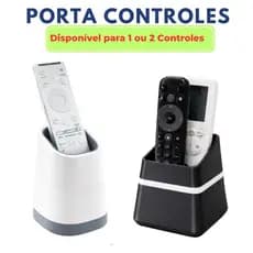 Porta Controle Remoto Tv Ar Condicionado Para 1 e 2 Controle | Moderno Minimalista Elegante | Controle Sempre a Mão