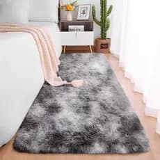 Passadeira Tapete Felpudo Corredor 2,00x0,60cm ou 1,00x50cm Beira Da Cama Closet Quarto | Antiderrapante Macio