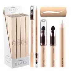LAPIS DE OLHO GLASS WHITE RUBY ROSE