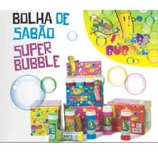 Bolha de Sabão 12 unidades  Alegria e Diversão Certificado Pelo Inmetro