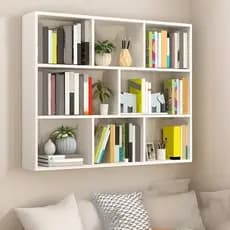ESTANTE PRATELEIRA CUBO 60X60CM ARMARIO BRANCO MULTIFUNCIONAL DECORATIVO PARA LIVROS E FOTOS