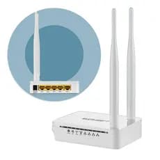 Roteador Wireless Multilaser N300 RE172 - 2 Antenas USADO com fonte