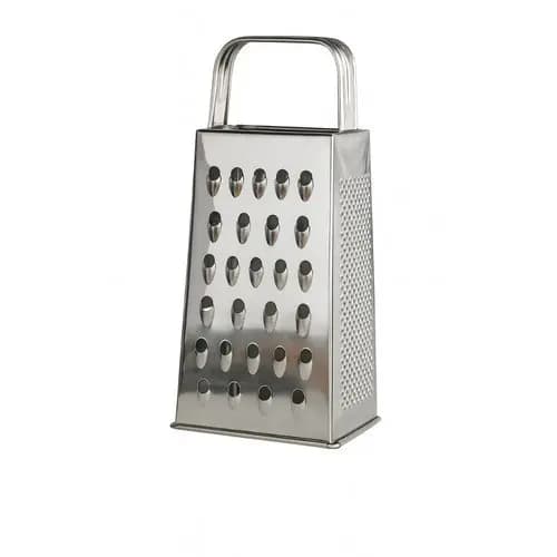 Ralador Multifuncional Aco Inox 23cm Moenda Ralador Queijo Legumes Frutas