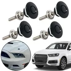 4 Pçs Universal 30mm Botão De Pressão Do Carro Capô Pino Bloqueio Clipe Kit Liberação Rápida Trava Motor Bonne Peças Ext