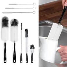 8 Pçs Multi-Função Limpeza Escovação Garrafa Escova Casa Comum Prático Copo De Lavagem Conjunto De Náilon