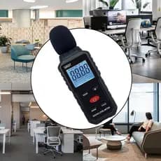Novo Medidor De Decibéis Testador Digital Ruído Nível De Som Detector De Volume Instrumento De Medição