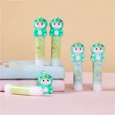 [Loja de departamentos Happy Play] Modelagem criativa de silicone sólido Cabeça de silicone Escritório para estudantes P