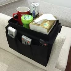 [Fun Play Department Store] Armazenamento de sofá Bolsa Armazenamento de apoio de braço de sofá Bolsa Armazenamento de c