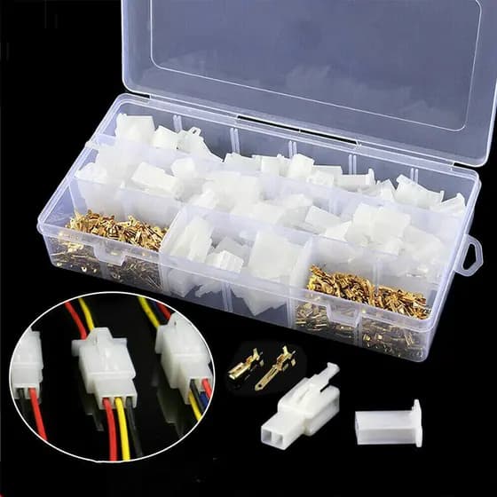 Carro Motocicleta 380 Peças Terminais Elétricos 2 3 4 6 Pinos Macho Fêmea , Kit Automotivo 2.8 plug , Terminal Conector