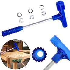 1 Conjunto De Impacto Bala Extrator Martelo Mão Removedor Ferramenta Segurança Profissional Multifuncional Oficina Repar