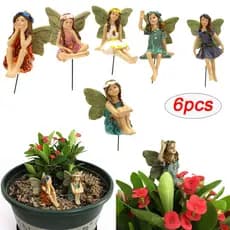 Novos Ornamentos De Resina Em Micro Paisagem Estatuetas De Fadas Miniatura Acessórios De Jardim Decoração Ao Ar Livre
