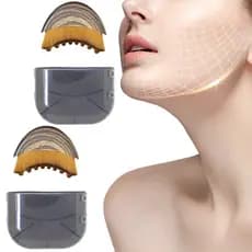 Escova De Drenagem Linfática De 2 Unidades Para Rosto E Corpo , Ferramenta Massageadora Ergonômica , Adequada Contornos