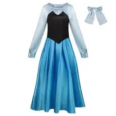 Pequena Sereia Cos Filha Da Princesa Marinha Arier Vestido Adulto Cosplay Anime Costume