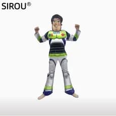 Toy Story Buzz Lightyear porque a fantasia de performance de palco de fantasia Halloween