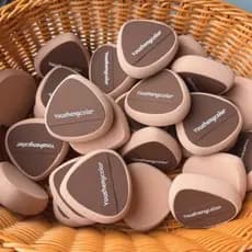[Produto Popular] Youshengcolor/Tiramisu NBR Maquiagem Fixação Puff Fofo Macio Grosso Grosso Uso Seco