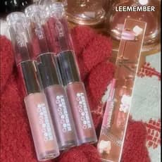 [Nova cor Online] LEEMEMBER Red Wine Series Esmalte labial de duas cabeças Matte Lip Cheek Creme de Blush de dupla utili