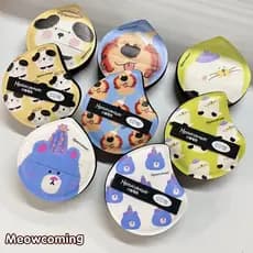 [Produto Popular] Meowcoming/Meowcoming chegou Furry Kid Series Puff Clear Service Efeito de maquiagem delicado Base líq