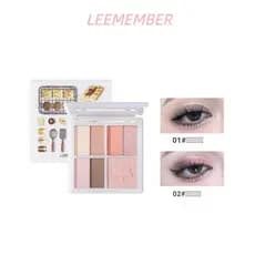Leememember LEEMBER LEEMBER LEEMBER Série Eyeshadow Paleta Blush Natural Multiuso Multi-