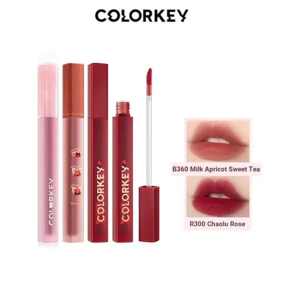Colorkey Kolaqi Lip Glaze Ano do Ano Novo do Dragão Ano Novo Limitado Dragon Series Water Mist Lip Dew Autumn Winter Lipstick Estudante Fêmea