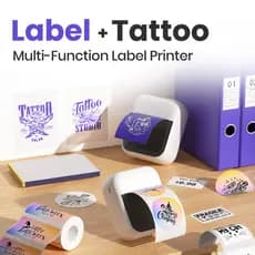 AI HD Mini Impressora de Transferência de Tatuagem Etiqueta Térmica Pequena Impressora de Padrão Bluetooth Máquina de No